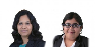 A photo of Anubhuti Agarwal and Tanvee Nandan, Amarchand Mangaldas