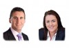 Tony Mancini and Sinéad Leddy at KPMG’s Guernsey office