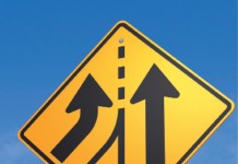 Merger_roadsign
