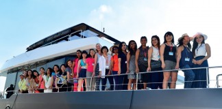 All Aboard! SCCA participants in the Women In-house Living Life Summit prepare to weigh anchor