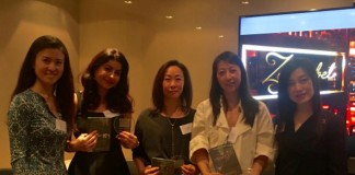 From left to right: Lin Shi, president of the HKCCA; Nadia El-Mahmoud Koshy, co-founder of Zahrabel Dining Club; Sandra Wong and Julie Tuan, founders of Lola’s Ice Pops and Lily & Ran Artisan Ice Cream; and Benita Yu, president of FIDA.