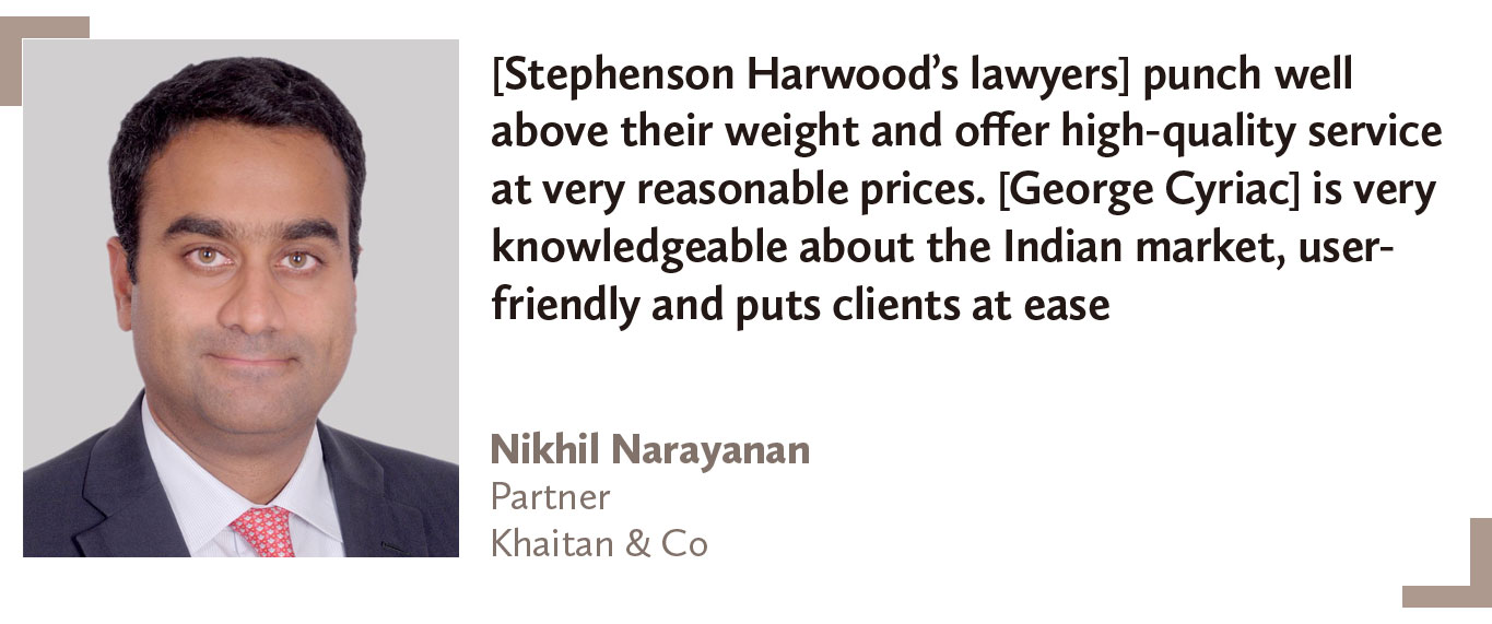 Top-foreign-law-firms-India-Nikhil-Narayanan-Partner-Khaitan-&-Co