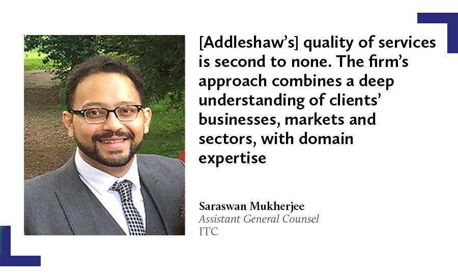 Saraswan Mukherjee, ITC