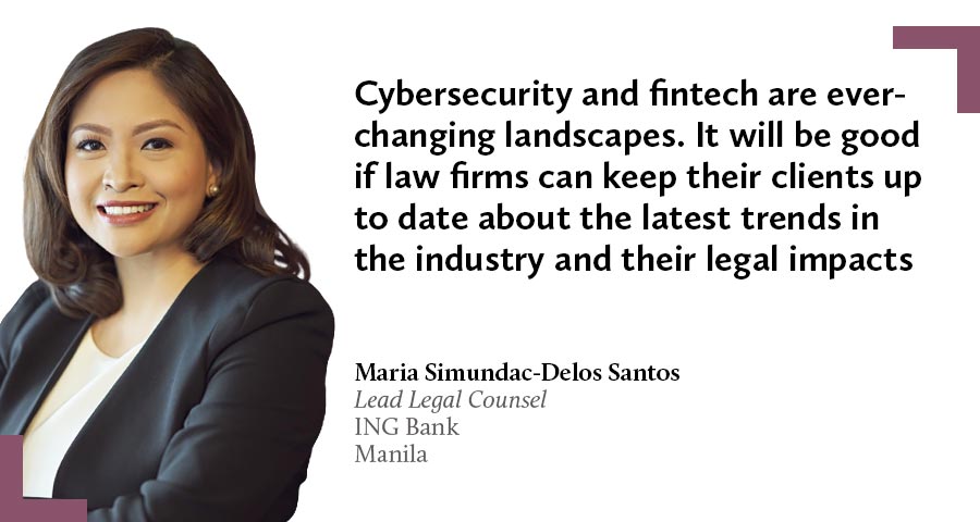 Maria Simundac-Delos Santos, ING Bank