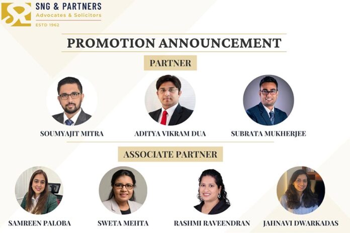 SNG & Partners promotes lawyers